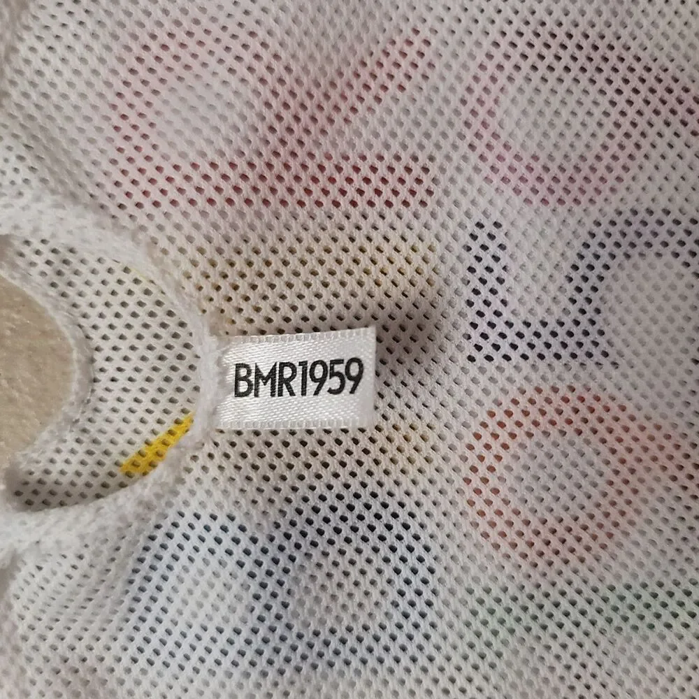 Barbie BMR1959 Mesh White Jersey Shirt Doll Clothes Graphic Colorful Fashion